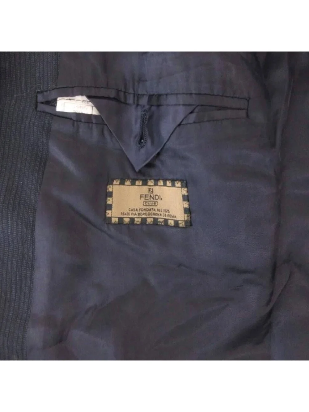 Fendi Vintage Suit Set Double Tailored Jacket Trousers Pants Fully Lined
